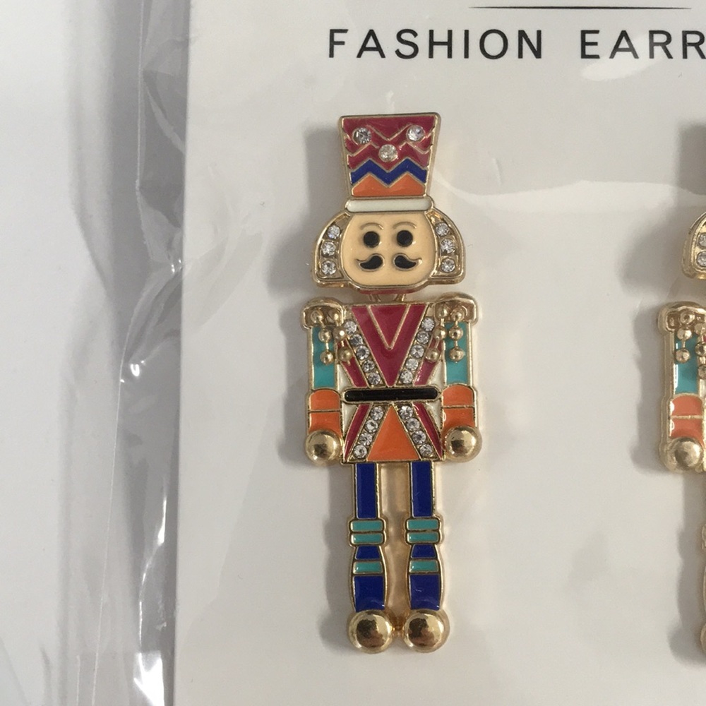 Nutcracker earrings - Picture 2 of 3